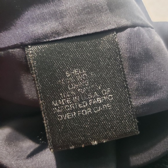 Bill Burns For Nordstrom 100% Wool Skirt Women's Size 8 Navy Woven Pencil Career - Picture 5 of 7